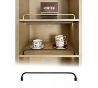 Gondola Shelf Front Wire Fence Guard Rail, Sturdy Anti-Fall Shelf Rail Guard Bar Rod, for Shoe Rack Bookcase Retail Shelving