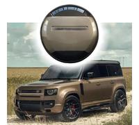 Gondwana Stone Spare Tire Cover fits for Land Rover Defender 110 90 130 2020-2026 ABS Spare Tyre Wheel Cover Protector (Gondwana Stone+Glossy Black+Black Letter)