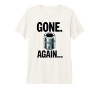 Gone. Again... 10MM Socket Funny Car Guy Humor Car Mechanic Premium T-Shirt