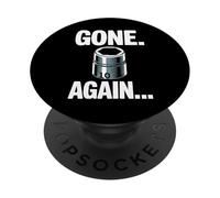 Gone Again 10MM Socket Meme Car Guy Humor Car Mechanic PopSockets Adhesive PopGrip