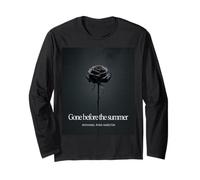 Gone Before The Summer Black Rose Cover Art Long Sleeve T-Shirt