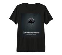 Gone Before The Summer Black Rose Cover Art Premium T-Shirt