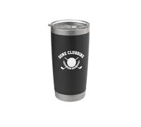 Gone Clubbing Funny Golf Clubs Golfer Swing Golfing Tee Putt Stainless Steel Insulated Tumbler