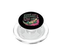 Gone Doing Nothing Be Back Never Funny Crocodile Relaxing PopSockets PopGrip for MagSafe