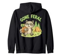 Gone Feral Prepper Survival Bushcrafting Zip Hoodie