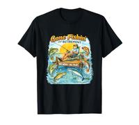 Gone Fishin' for Retirement No Work All Play Fishing Fun T-Shirt