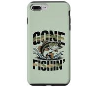 Gone Fishin Funny Bass Fishing Outdoor Angler Design Case for iPhone 7 Plus/8 Plus