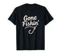 Gone Fishin’ Funny Fishing Hook Shirt Men Women Kids Anglers T-Shirt