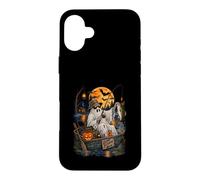 Gone Fishin Ghost Bass Fishing Fisherman Halloween Case for iPhone 16 Plus
