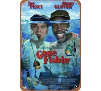 Gone Fishin' movie Posters 8 x 12 Inches - Vintage Metal Tin Sign for Home Bar Pub Garage Decor Gifts