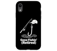 Gone Fishin Retired Relaxed Fishing Humor Design Case for iPhone XR