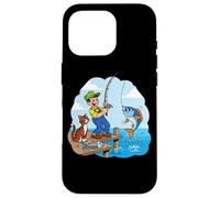 Gone Fishin' With A Cat By The Pier Case for iPhone 16 Pro