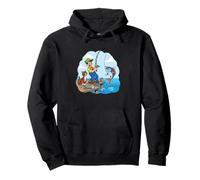 Gone Fishin' With A Cat By The Pier Pullover Hoodie