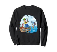 Gone Fishin' With A Cat By The Pier Sweatshirt