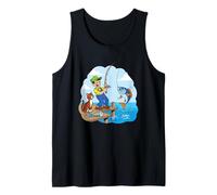 Gone Fishin' With A Cat By The Pier Tank Top