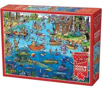 Gone Fishing Angler Design 1000 Piece Jigsaw Puzzle Novelty Christmas Gift Idea