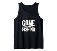 Gone Fishing Bass Angler Weekend Escape Tank Top