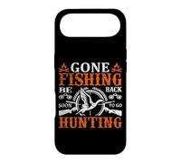 Gone Fishing Be Back Soon To Go Hunting Hunter Life Nature Case for iPhone Air