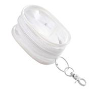 Gone Pocket : Small Coin Storage Made Of Transparent PVC With Zipper | Kids Wallet, Compact Change, Headphones, Keys, Ideal Christmas Gift, White/Dark Grey Heather, Consulte la descripción