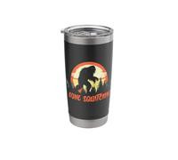 Gone Squatchin - Funny Vintage Bigfoot Hunter Sasquatch Stainless Steel Insulated Tumbler