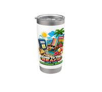 Gone to The Beach Left The Gradebook Behind Teacher Stainless Steel Insulated Tumbler