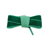 Gonehyu - 10 Pack of Shoe Ribbon Shoelaces Velvet Snow Thread Satin Silk Ribbon 1.5cm Width 39.4/47.2/55.1/63 inch, Green, 160cm