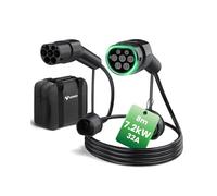 GONEO Type 2 EV Charging Cable 7,2kW 8M, 32A/1-Phase/Mode 3/IP54 Waterproof/with Storage Bag, Fast Type 2 Mennekes Charging Cable for Tesla/BYD/MG/VW/BMW/Audi,etc