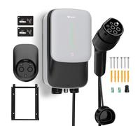 GONEO Wallbox 11kW 8A-16A 480V Electric Vehicle Charging Station Three Phase OCPP with RFID Card IP65 IK10 APP WiFi Bluetooth Control Charging on Appointment History View