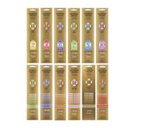 Gonesh Incense Sticks 12 Variety Value Pack 240Sticks(10Sticks Each)