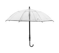 Gonetre 2 In 1 Water Spraying Umbrella Transparent Look Long Handle Summer Umbrella Sprinkler Gun Sprinkler Toy For School Outdoor Beach Fun