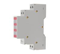 Gonetre 3 Phase AC Voltmeter 60-450V Din Rail Mount LCD Display