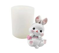 Gonetre 3D Silicone Mold for Easter Cake Decorating, 6.3x4.7x1.2 Inch