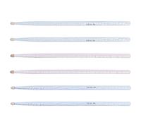 Gonetre 5a Drumsticks 6pcs Slade Drum Sticks 5a Walnut Drumstick Lithosporic Texture Percussion Accessories