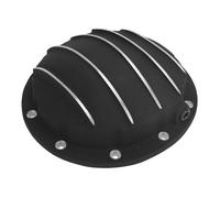 Gonetre Aluminum Differential Cover HRCGM85BK 10 Screw 1/2in NPT Lightweight Durable Car Differential Cover Replacement for Monte Carlo Caprice Impala Express G10 G20 Jimmy (Black)