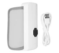 Gonetre Baby Bottle Warmer Portable Fast Heating 6 Temperature Settings 4000mAH Battery Powered for Travel Outdoor Use ABS Material