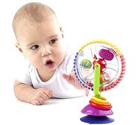Gonetre Baby Ferris Wheel Toy Rotating Stroller Early Education Model Colorful Interactive Learning Toy for Infants and Toddlers Plastic 19x12CM (a)