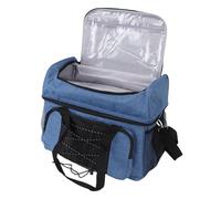 Gonetre Bowling Ball Bag Padded Holder Portable 2 Balls Storage Adjustable Shoulder Strap Large Capacity for Bowling Enthusiasts and Sports Lovers Nylon Material 34.3 x 42.2 x 26.7cm