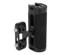 Gonetre Camera Cage Side Handle, Up Down Adjustable Left Right Handle Grip with Cold Shoe Mount 1/4 Screw Hole for Universal Cage