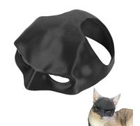 Gonetre Cat Mask For Cats Cat Bat Hat Mask 11cm Black Plastic For Pet | Comfortable Fit, Safe Non- Material, Eye-catching Bat Design for Festival or Cosplay Events