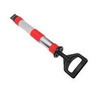 Gonetre Caulking Pump Grout Gun with 12x57mm Flat Nozzle 1.1L | Stainless Steel Manual Filler, for Drywall Joint Filling, Tile Grouting, Mortar and Cement Work, Textured Grip,