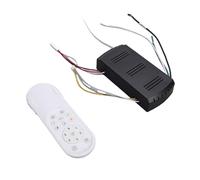 Gonetre Ceiling Fan Light Remote Control Kit Universal Advanced Technology 6 Speed Adjustable Brightness 2H 4H Timer For Bedroom Living Room ABS Material 204g
