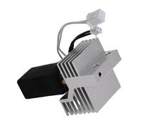 Gonetre Ceramic Hot End Brass Nozzle Hotend Kit 0.6MM High Conductivity Fast Heating Uniform Heat Distribution Durable Hardened Steel Nozzle Fit for Carbon 3D Printer