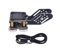 Gonetre CW Morse Code Key Automatic Trainer Double Paddle Magnetic Keyer with PCB Material Mechanical Switches for HAM Radio Enthusiasts Compact Portable Design