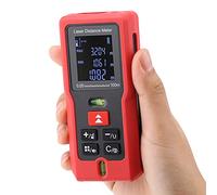 Gonetre Digital Distance Meter High Range Finder Tape Measure Tool for Construction and Industrial Use Plastic Aluminum Alloy 11x4.6x2.5cm (M100)
