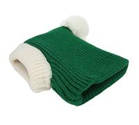 Gonetre Dog Winter Hat Red Pet Christmas Warm Knitted Hat Soft Woolen Yarn Cozy Comfortable Headgear for Small Medium Dogs Puppy Cats Holiday Party Family Photo (L)