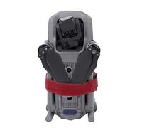 Gonetre Drone Propeller Holder Stabilizers Protector 4Pcs Durable Nylon Guard with Adjustable Hook and Loop Fastener for Mini 3 Pro Drone Black Red 20x380mm (1 pair of red +1 pairs of black)