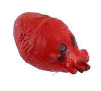 Gonetre Fake Human Heart Latex Life Size Realistic Bloody Halloween Prop Scary Decoration Haunted House Party Accessory Spooky Prank Toy 13x7cm (Red)