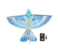 Gonetre Flying RC Bird Toy 2.4GHz Remote Control Flapping Wings LED Electronic Flying Bird Drone Toy for Indoor Outdoor Kids Adults EPP Material USB Charging (Blue)