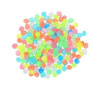 Gonetre Glow in the Dark Rocks, Luminous Garden Pebbles for Night Guide | Resin Polished Edges, Safe for Kids & Pets, Rainproof Outdoor Use, Fish Tank & Landscape Decor