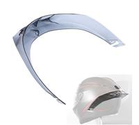 Gonetre Helmet Tail Spoiler Wing, Light Tea Replacement for AGV PistaGP PistaGPR R, with Screws for Easy Installation, ABS Material Anti Impact Aerodynamic Design